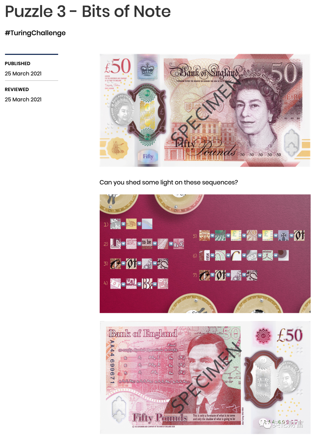 英国新版50英镑钞票,暗藏了哪些防伪标记和神秘元素？背后还有哪些故事？-英国房产与投资周报，权威英国房产资讯-您的英国置业专家！